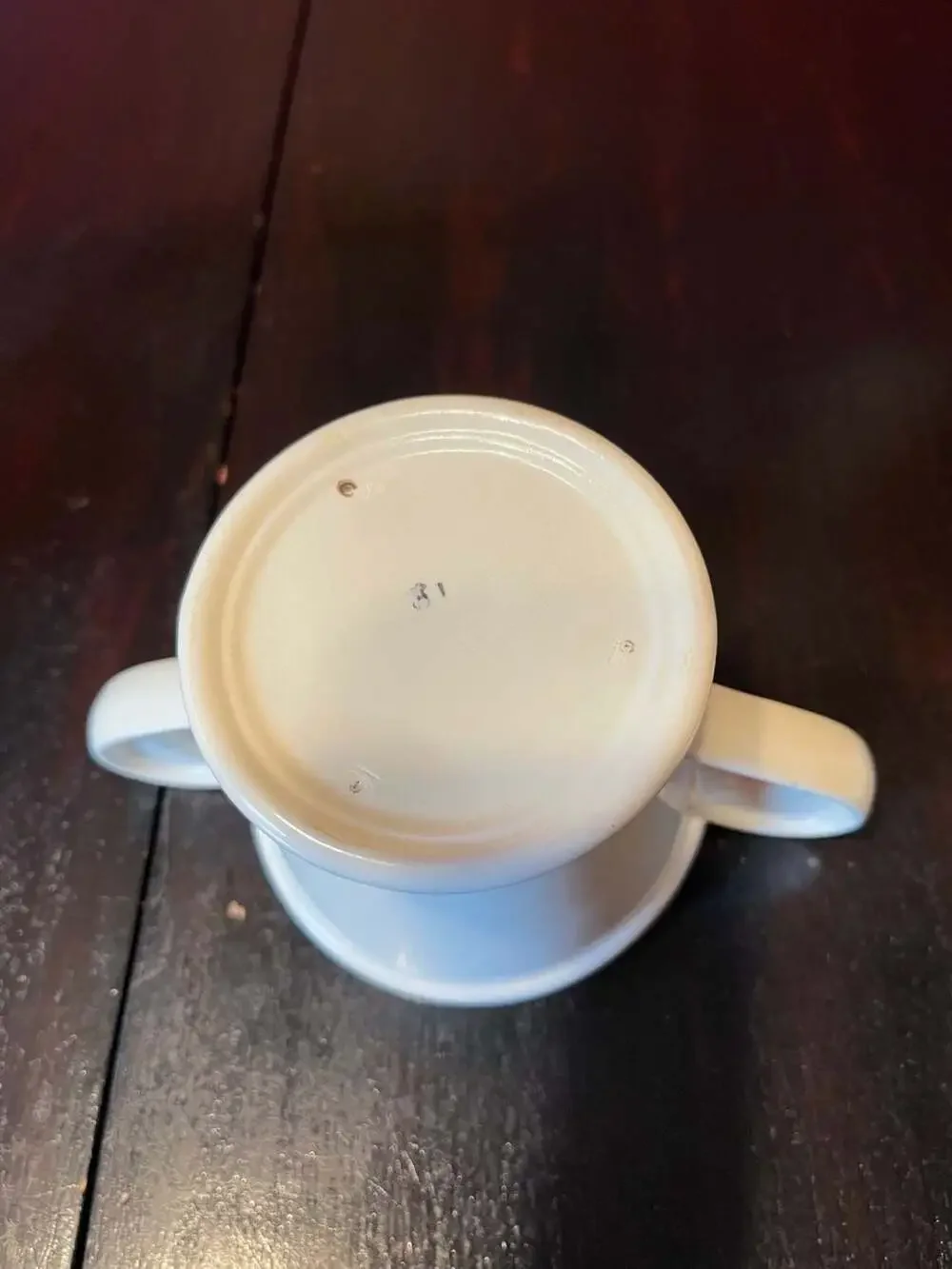 Vintage Ceramic Daisy Creamer and Sugar Bowl Set